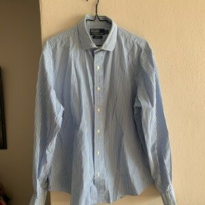 Ralph Lauren Blue Striped Men's Shirt